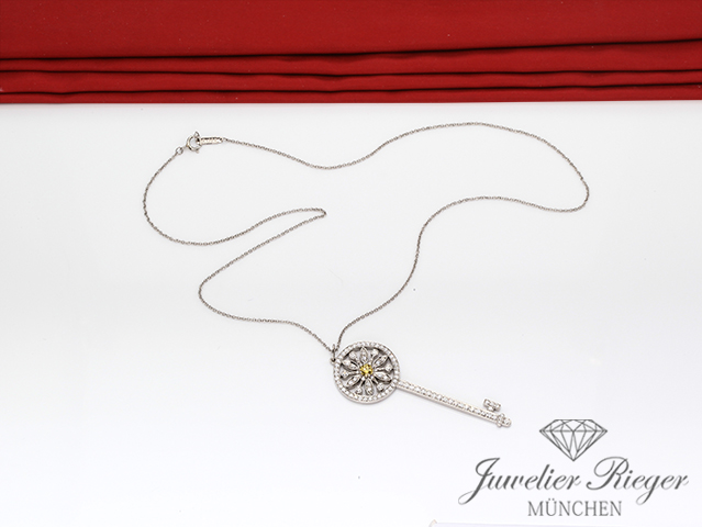Bild 6 der Galerie: Tiffany & Co. Keys Star Sternschlüssel Platin 950 Diamanten Gelber Diamant