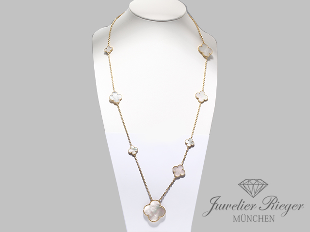 Bild 1 der Galerie: Van Cleef & Arpels Collier Magic Alhambra Gelbgold 750 Perlmutt VCARD79500