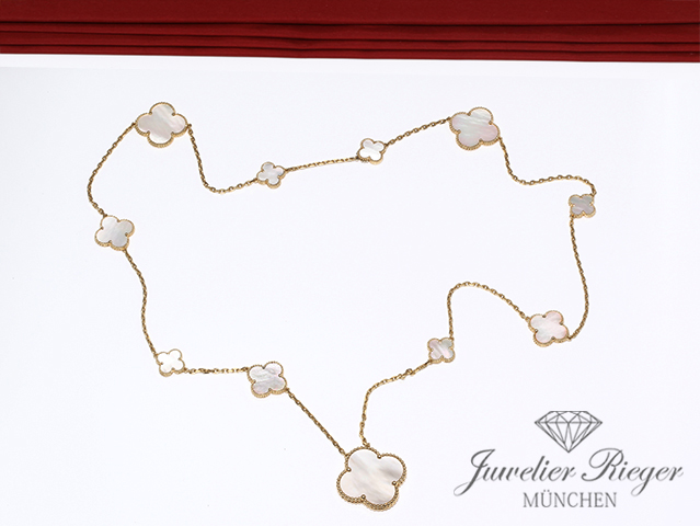 Bild 2 der Galerie: Van Cleef & Arpels Collier Magic Alhambra Gelbgold 750 Perlmutt VCARD79500