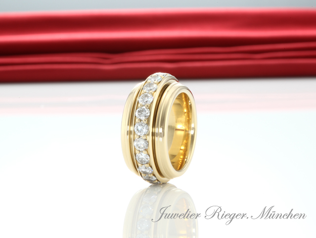Piaget Ring Possession Gelbgold 750 22 Diamanten Brillanten Gr. 52 Schmuck Gold