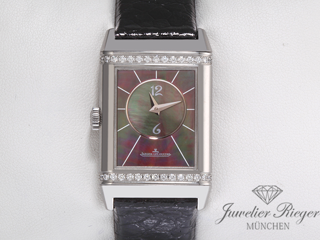 Bild 1 der Galerie: Jaeger Le Coultre Reverso Classic Duetto Medium 212.8.D4 Stahl Perlmutt Diamant