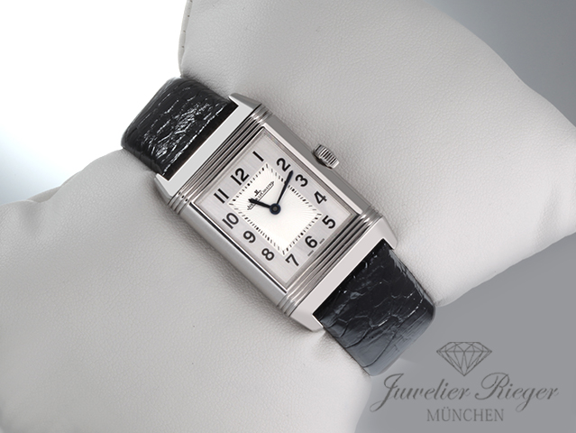 Bild 6 der Galerie: Jaeger Le Coultre Reverso Classic Duetto Medium 212.8.D4 Stahl Perlmutt Diamant