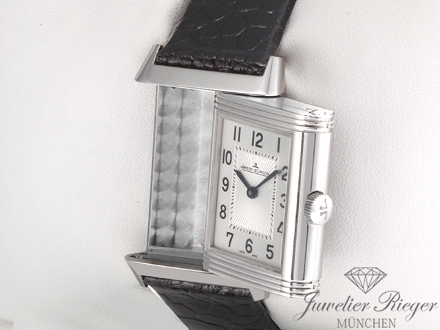 Bild 5 der Galerie: Jaeger Le Coultre Reverso Classic Duetto Medium 212.8.D4 Stahl Perlmutt Diamant