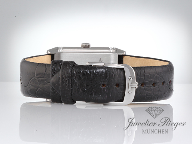 Bild 9 der Galerie: Jaeger Le Coultre Reverso Classic Duetto Medium 212.8.D4 Stahl Perlmutt Diamant