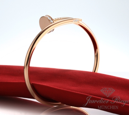 . Cartier Armreif Juste un Clou Rosegold 750 Diamanten Gr 15 2015 Gold