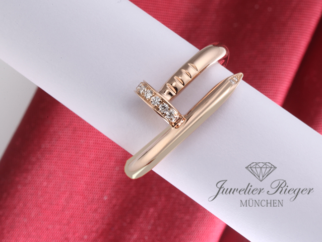 Bild 2 der Galerie: Cartier Ring Juste un Clou Klassisches Modell Gr. 54 2020 Rosegold 750 Diamanten