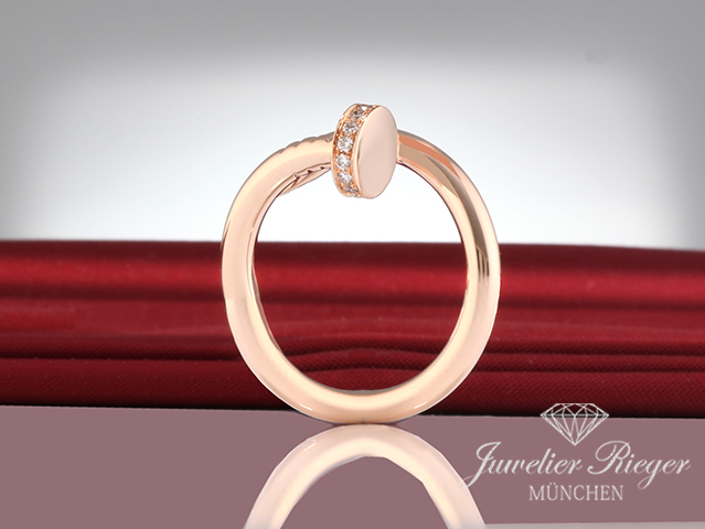 Bild 4 der Galerie: Cartier Ring Juste un Clou Klassisches Modell Gr. 54 2020 Rosegold 750 Diamanten