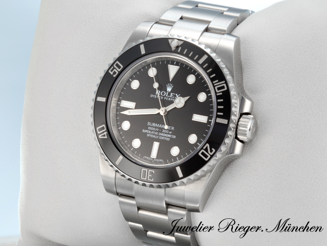 Bild 2 der Galerie: Rolex Submariner 40 mm 114060 2015 LC100 Edelstahl Automatik Stahl