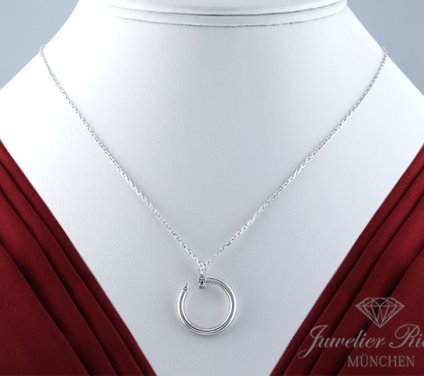 . Cartier Collier Juste un Clou Weissgold 750 2022 Diamanten B7224891 Gold Kette