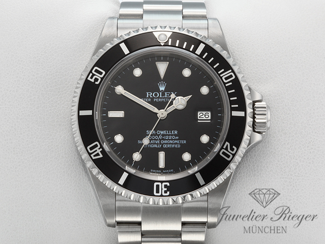 Bild 1 der Galerie: Rolex Sea Dweller Edelstahl 16600 T 2004/05 Automatik Stahl Taucheruhr Seadweller